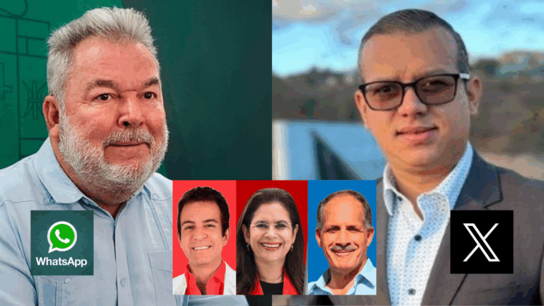 Roberto Contreras y Alex Cáceres realizan encuestas presidenciales: Rixi Moncada arrasa en ambas