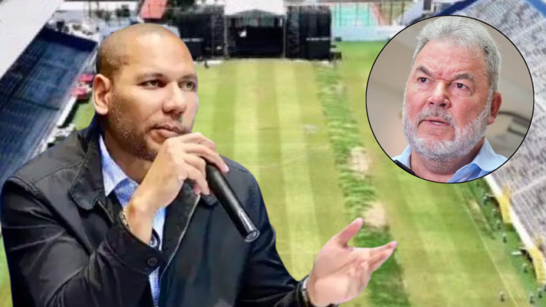 Presidente de la Federación Salvadoreña de Fútbol y hermano de Nayib Bukele expresa tristeza por la destrucción de moderna cancha híbrida en estadio hondureño